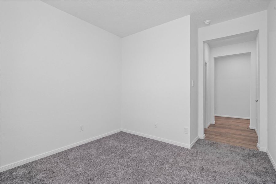 View from the Den into the hallway.