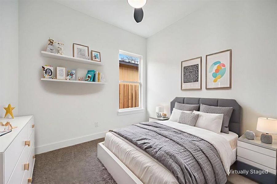 Furnished interior view inside a new home in , Dallas (Image 19).