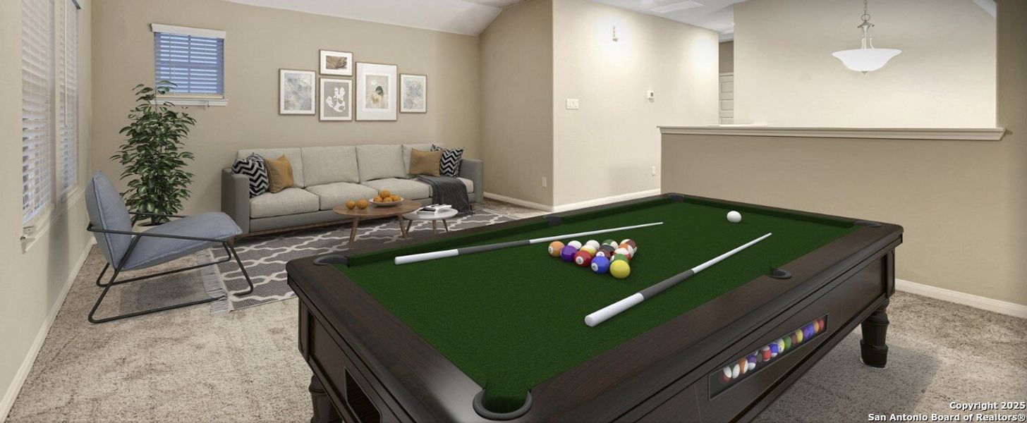 Furnished interior view inside a new home in , Cibolo (Image 5).