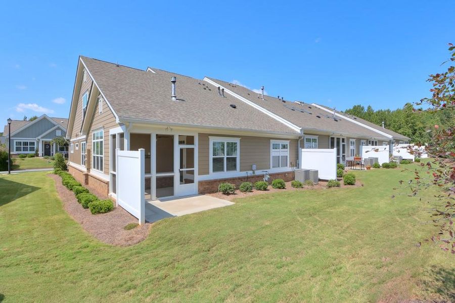 Front exterior of a new home in , Cumming, GA, highlighting curb appeal (Image 20).