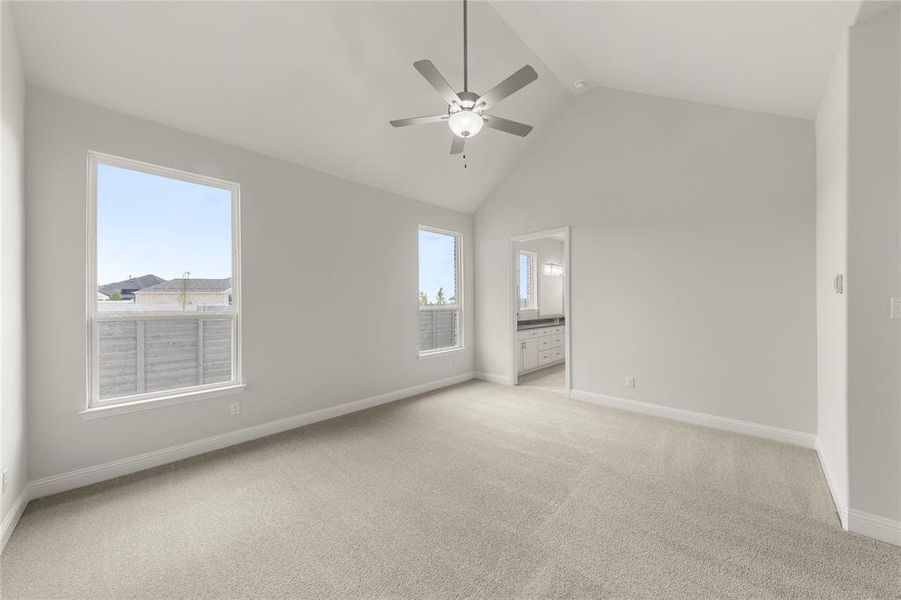 Spacious, unfurnished interior of a new home in Painted Tree Showcase, McKinney (Image 19).