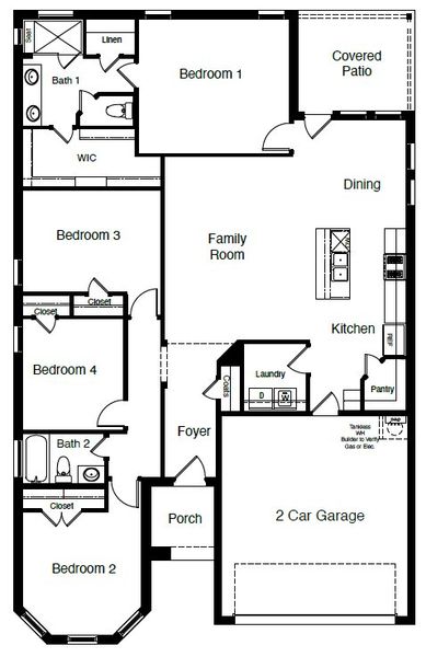 2D floor plan layout of this home in Morningstar, Aledo, TX (Image 4). 2D floor plan layout of this home in Morningstar, Aledo, TX (Image 4).