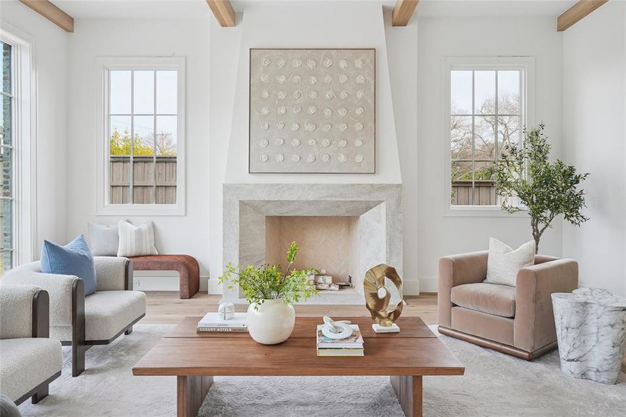 Furnished interior view inside a new home in , Dallas (Image 12). Furnished interior view inside a new home in , Dallas (Image 12).