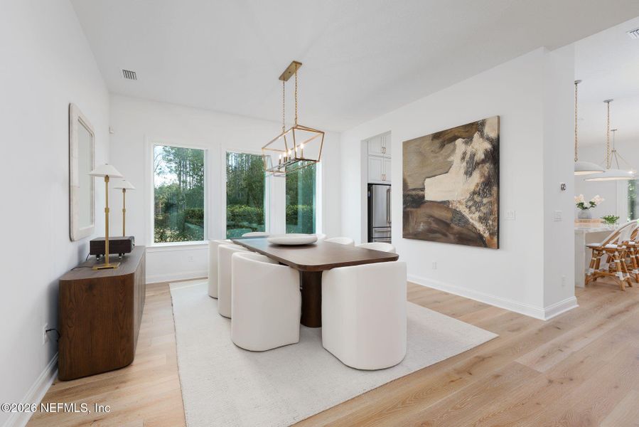 Furnished interior view inside a new home in Nocatee, Ponte Vedra (Image 51). Furnished interior view inside a new home in Nocatee, Ponte Vedra (Image 51).