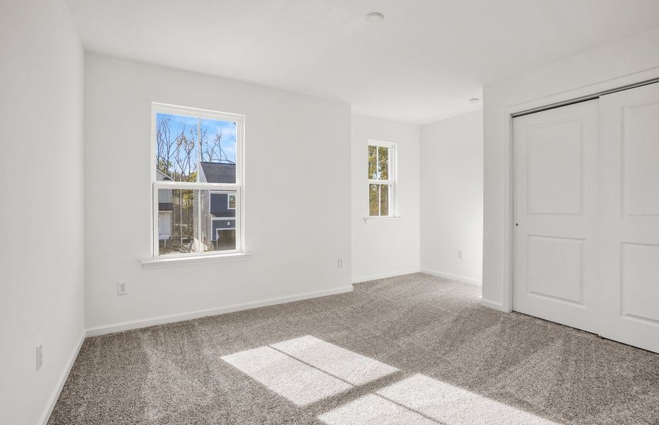 Spacious, unfurnished interior of a new home in Michaux Gardens, Belmont (Image 22). Spacious, unfurnished interior of a new home in Michaux Gardens, Belmont (Image 22).