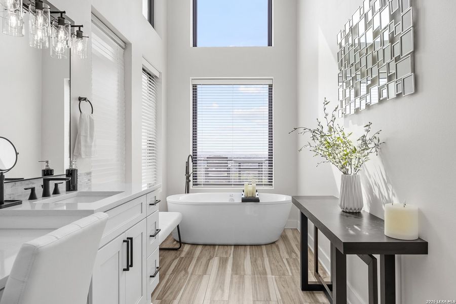 Furnished interior view inside a new home in , Kerrville (Image 52).