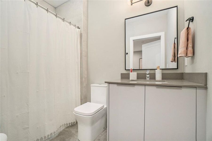 Furnished interior view inside a new home in , Atlanta (Image 9).