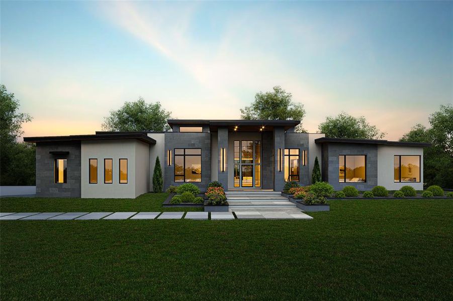 Front exterior of a new home in , McKinney, TX, highlighting curb appeal (Image 18).