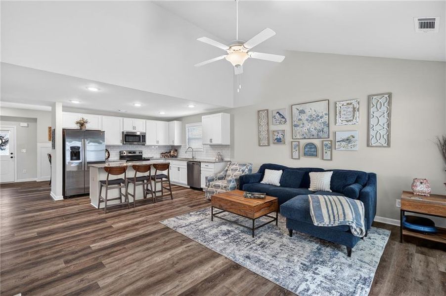 Furnished interior view inside a new home in , Braselton (Image 6).