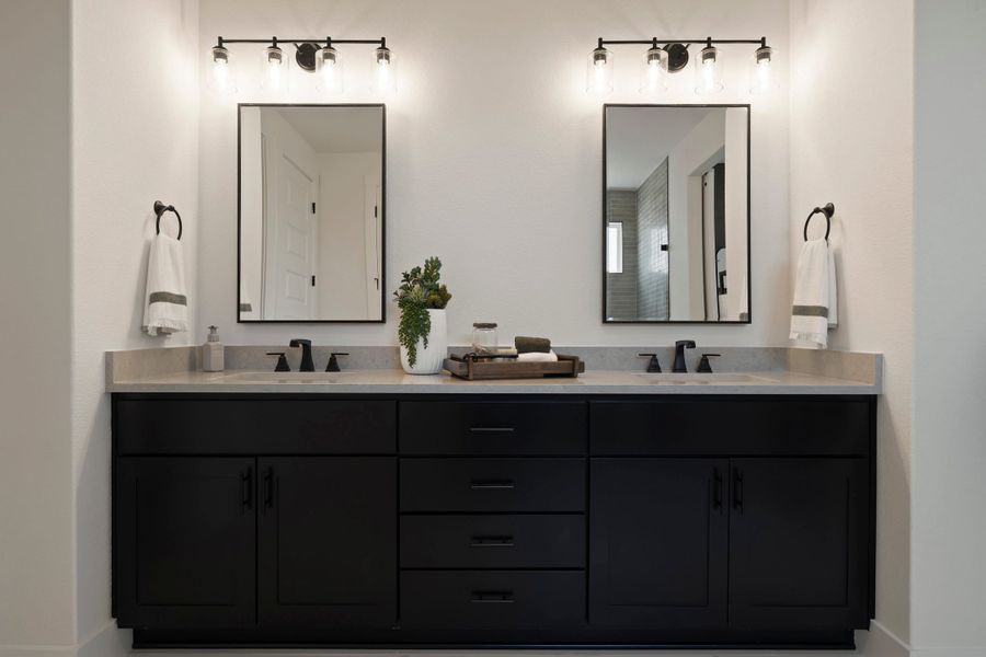 Furnished interior view inside a new home in Lagos Reserve, Manor (Image 45).