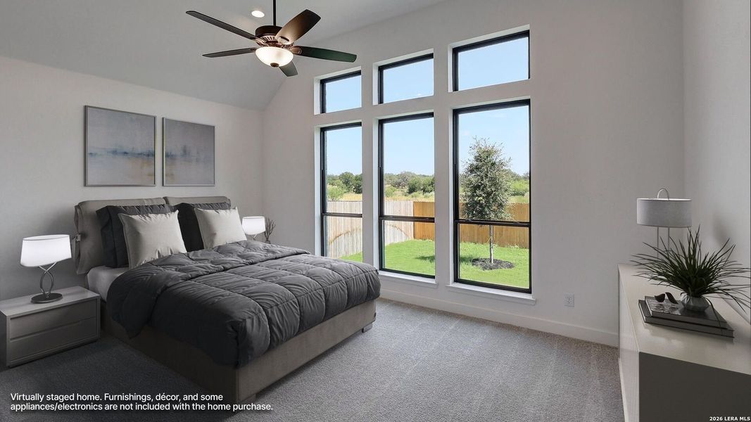 Furnished interior view inside a new home in Alsatian Oaks, Castroville (Image 7). Furnished interior view inside a new home in Alsatian Oaks, Castroville (Image 7).