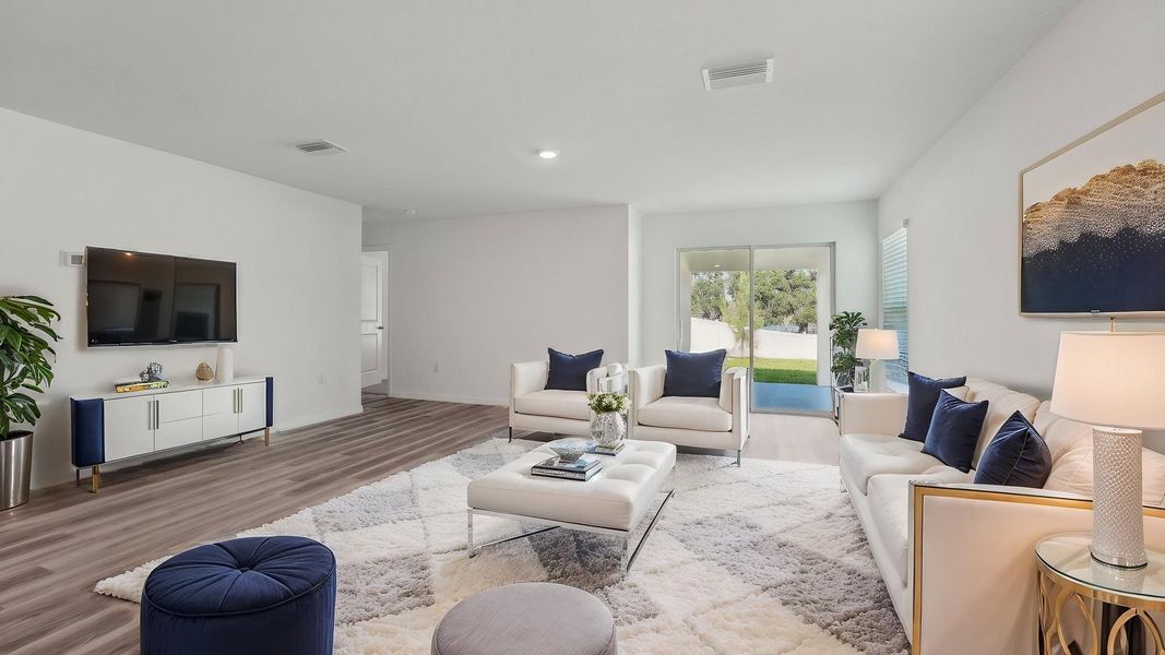 Representative furnished interior of a home built from the Lakeside by D.R. Horton in Abbott Park, Zephyrhills (Image 3). Representative furnished interior of a home built from the Lakeside by D.R. Horton in Abbott Park, Zephyrhills (Image 3).