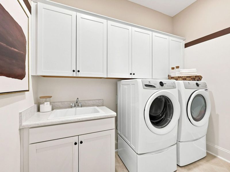 Furnished interior view inside a new home in Rockport, Wake Forest (Image 10).