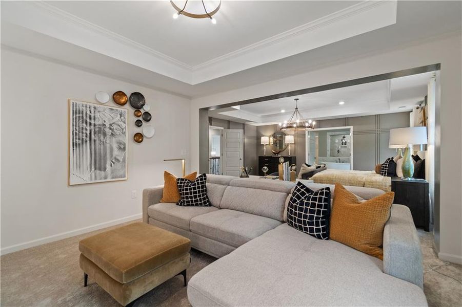 Furnished interior view inside a new home in Northcroft, Lawrenceville (Image 44).