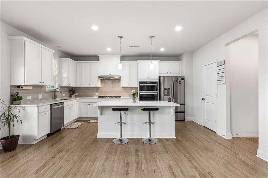 Furnished interior view inside a new home in Carmichael Farms, Canton (Image 39).