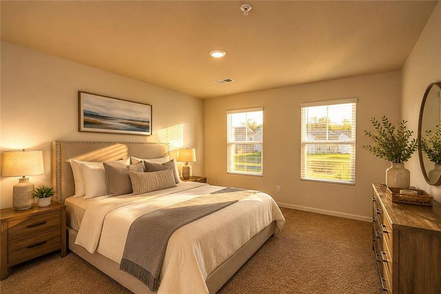 Furnished interior view inside a new home in Oakhurst Glen, Fairburn (Image 9). Furnished interior view inside a new home in Oakhurst Glen, Fairburn (Image 9).