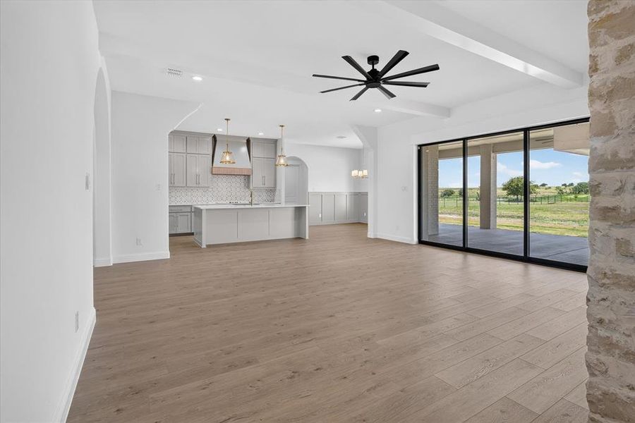 Spacious, unfurnished interior of a new home in , Godley (Image 24).