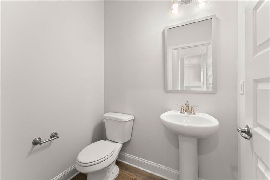 Furnished interior view inside a new home in The Fields of Walnut Creek, Pendergrass (Image 7).