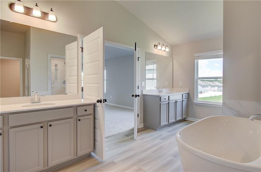 Furnished interior view inside a new home in Brighton, Locust Grove (Image 7).