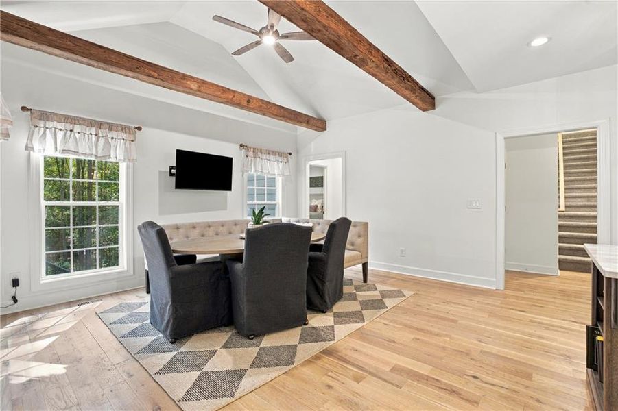 Furnished interior view inside a new home in , Auburn (Image 50).
