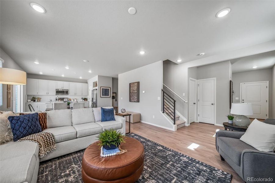 Furnished interior view inside a new home in , Aurora (Image 9).