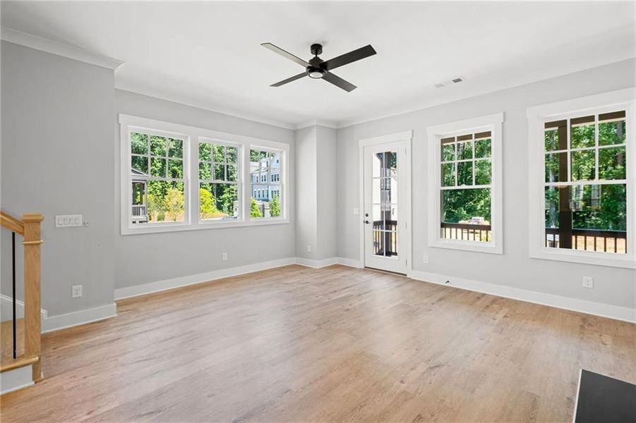 Spacious, unfurnished interior of a new home in , Kennesaw (Image 23). Spacious, unfurnished interior of a new home in , Kennesaw (Image 23).