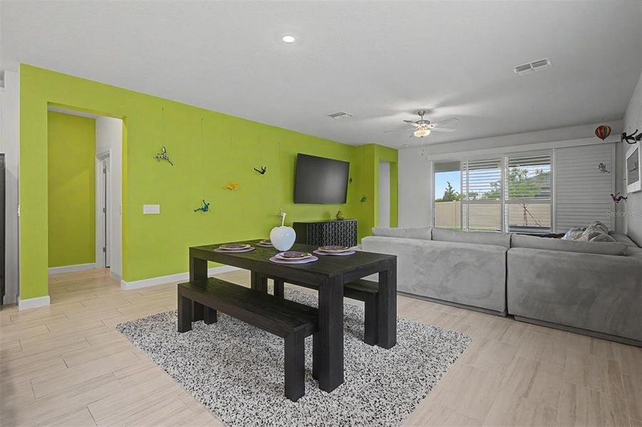 Furnished interior view inside a new home in Mirada Active Adult, San Antonio (Image 14).