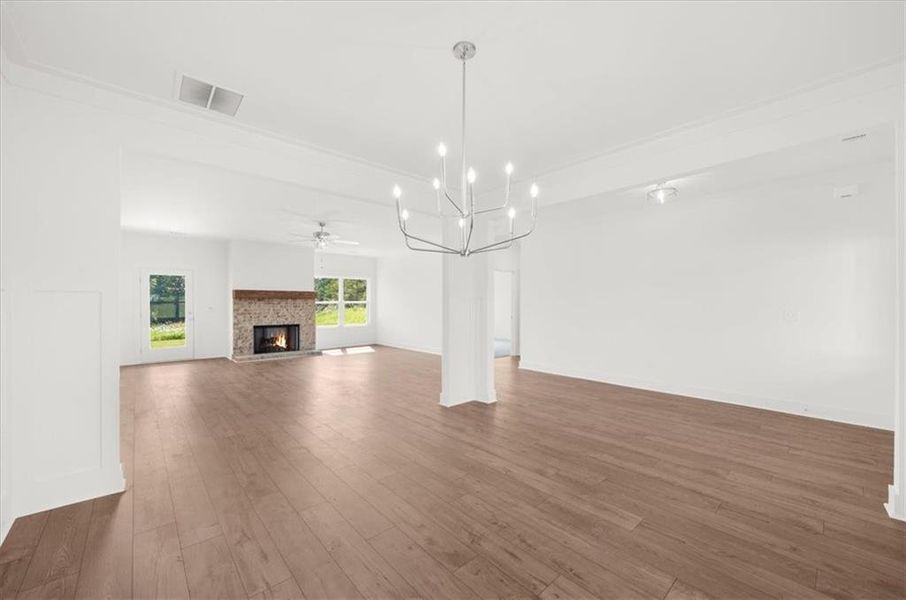 Spacious, unfurnished interior of a new home in , Cumming (Image 42).