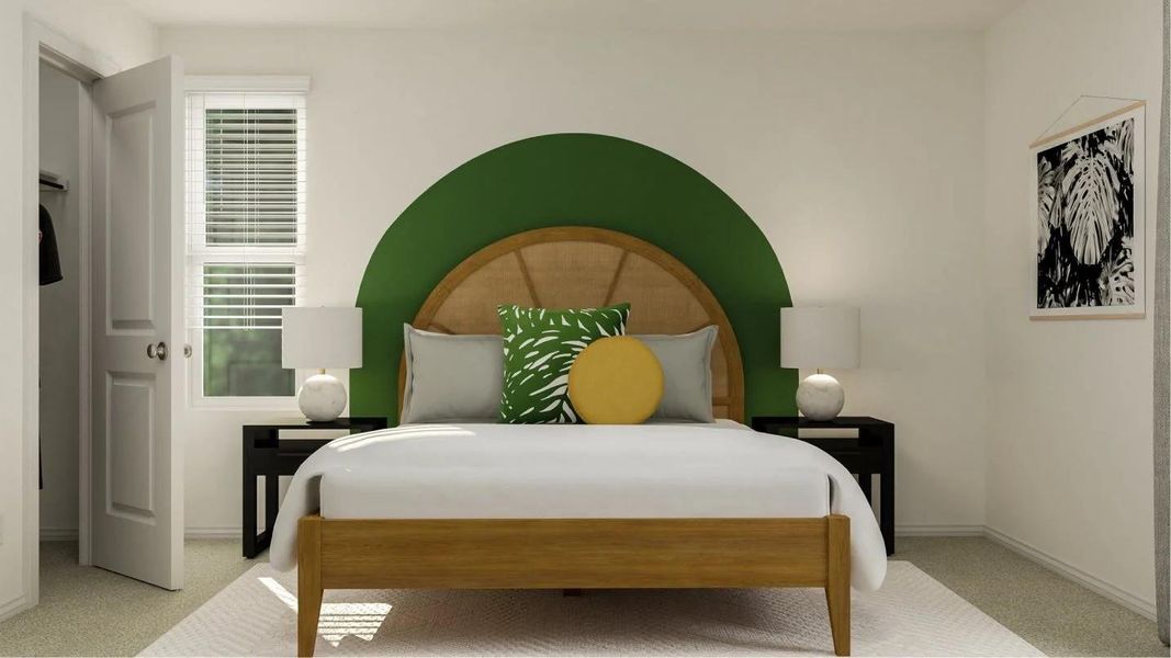 Furnished interior view inside a new home in Plum Creek North: Stonehill Collection, Kyle (Image 6).