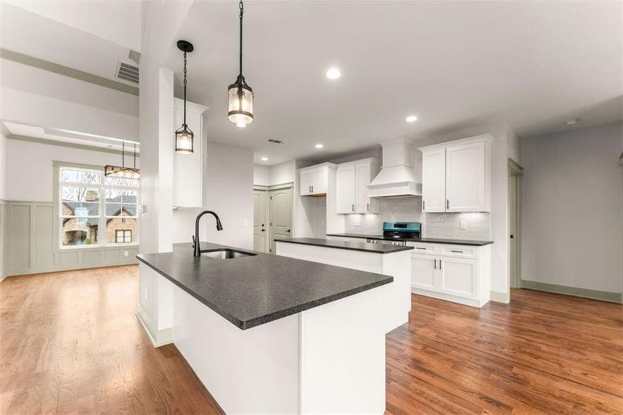 Furnished interior view inside a new home in , Cleveland (Image 12).