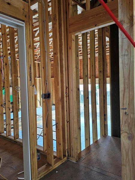 In-progress construction of a new home in , Houston, TX (Image 9).