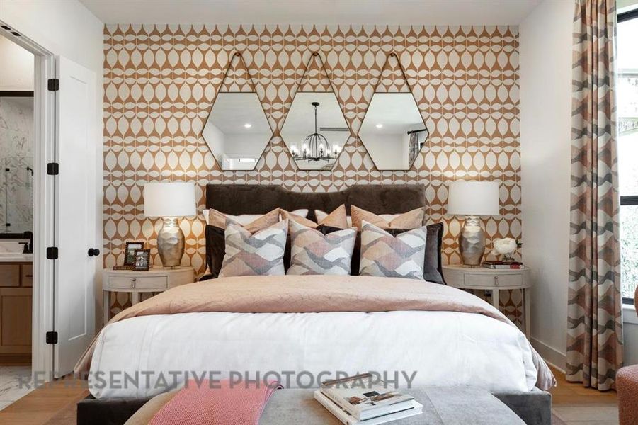 Furnished interior view inside a new home in Mosaic, Celina (Image 19).