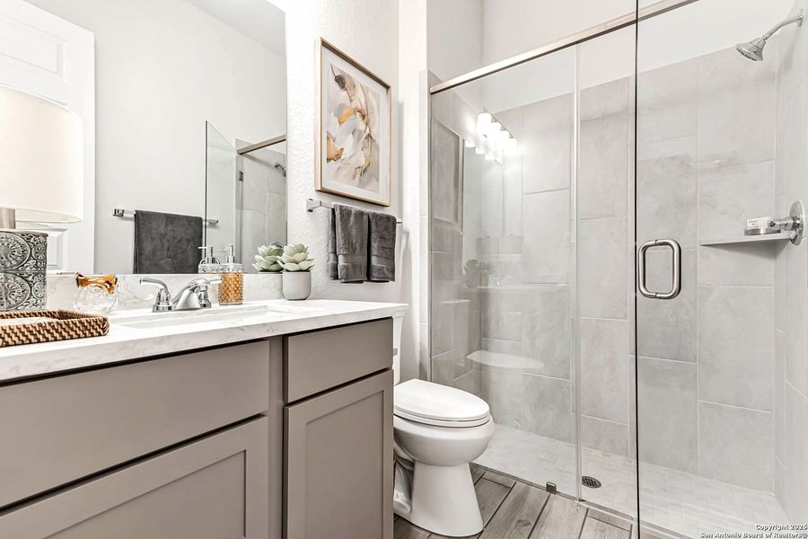 Furnished interior view inside a new home in , Bulverde (Image 26). Furnished interior view inside a new home in , Bulverde (Image 26).