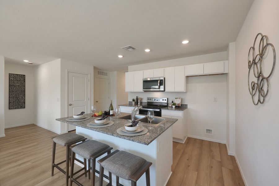 Furnished interior view inside a new home in Cross Creek Ranch, Coolidge (Image 3).