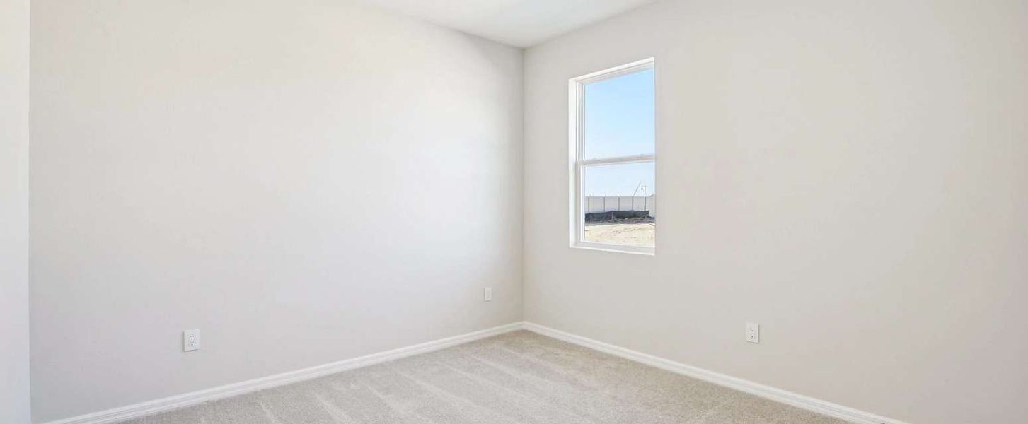 Bedroom 2 located just off the front foyer - Representative images and renderings are for illustrative purposes Bedroom 2 located just off the front foyer - Representative images and renderings are for illustrative purposes