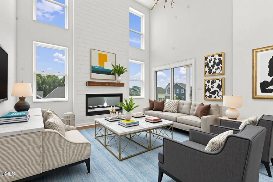 Furnished interior view inside a new home in 78 North, Sanford (Image 5).