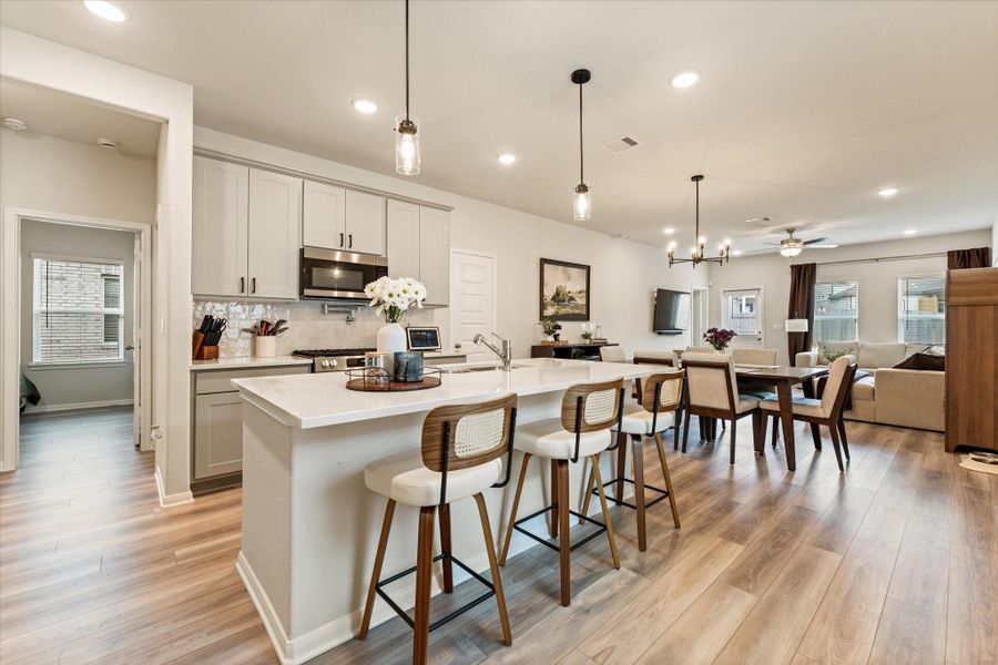 Furnished interior view inside a new home in , Magnolia (Image 8).