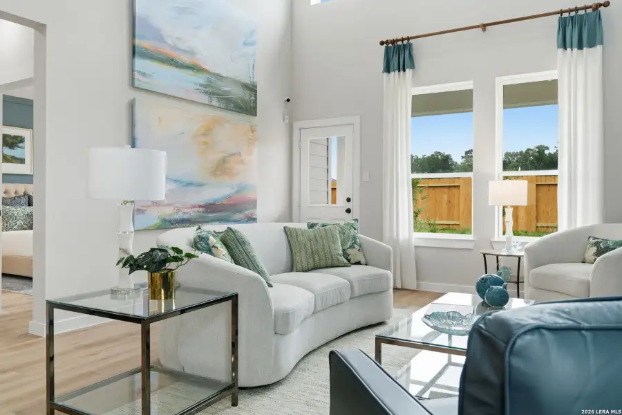 Furnished interior view inside a new home in Timber Creek, San Antonio (Image 5).