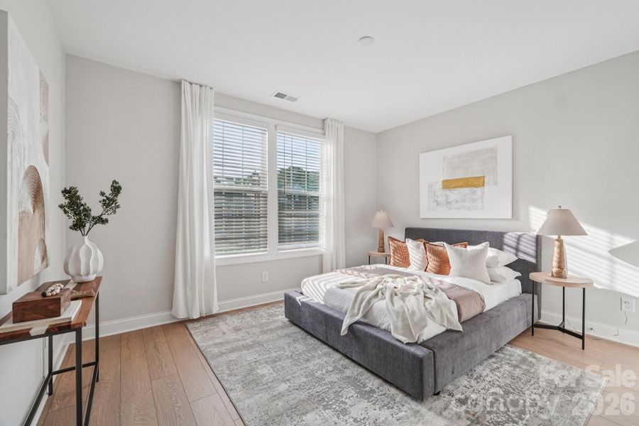 Furnished interior view inside a new home in , Charlotte (Image 25).