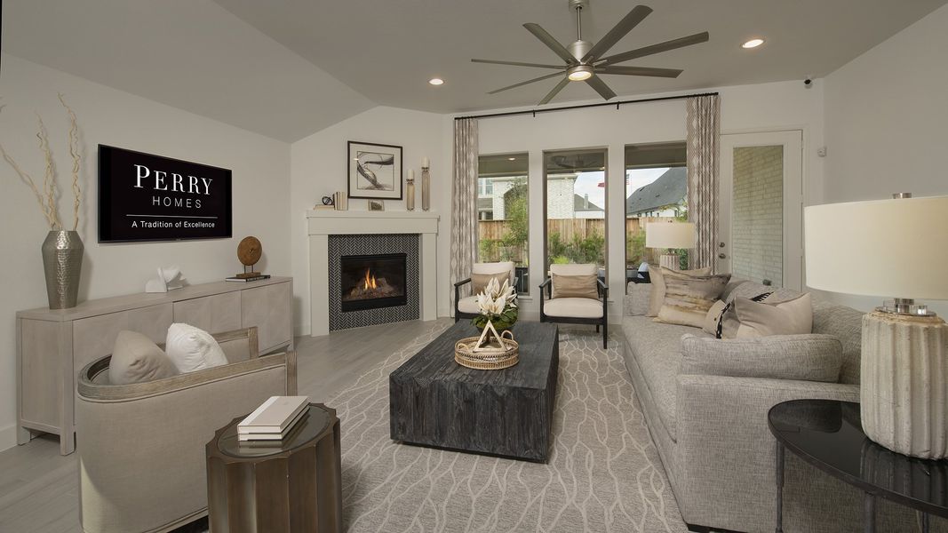 Furnished interior view inside a new home in Candela, Richmond (Image 118).