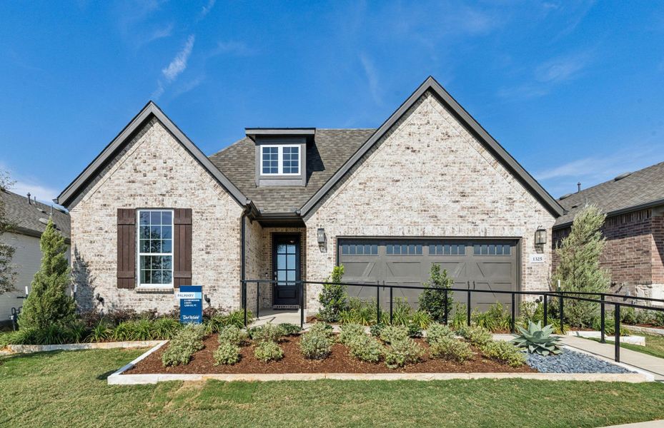 Representative exterior photo of a completed home built from the Palmary by Pulte Homes in Mission Hills, Garland, TX (Image 26). Representative exterior photo of a completed home built from the Palmary by Pulte Homes in Mission Hills, Garland, TX (Image 26).