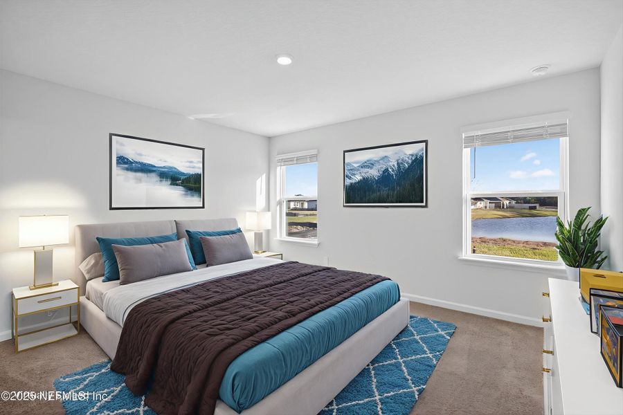 Furnished interior view inside a new home in , Palm Coast (Image 7). Furnished interior view inside a new home in , Palm Coast (Image 7).