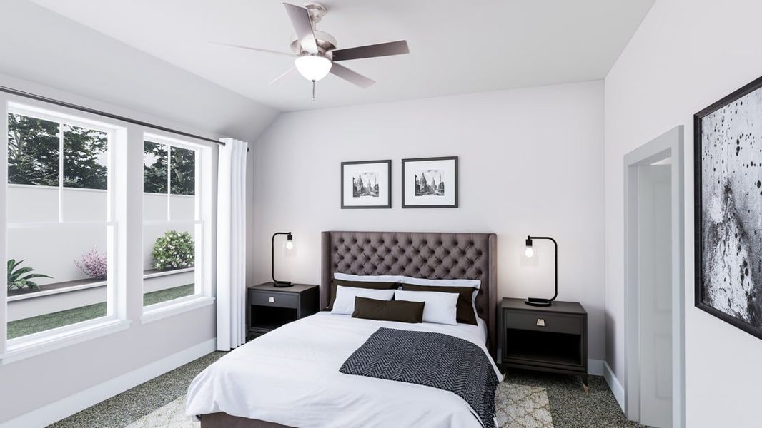 Representative furnished interior of a home built from the Logan by Tri Pointe Homes in Somerset Park, Rockwall (Image 5).