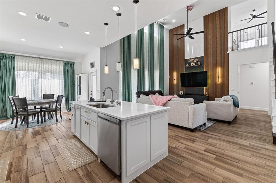 Furnished interior view inside a new home in , Little Elm (Image 12).