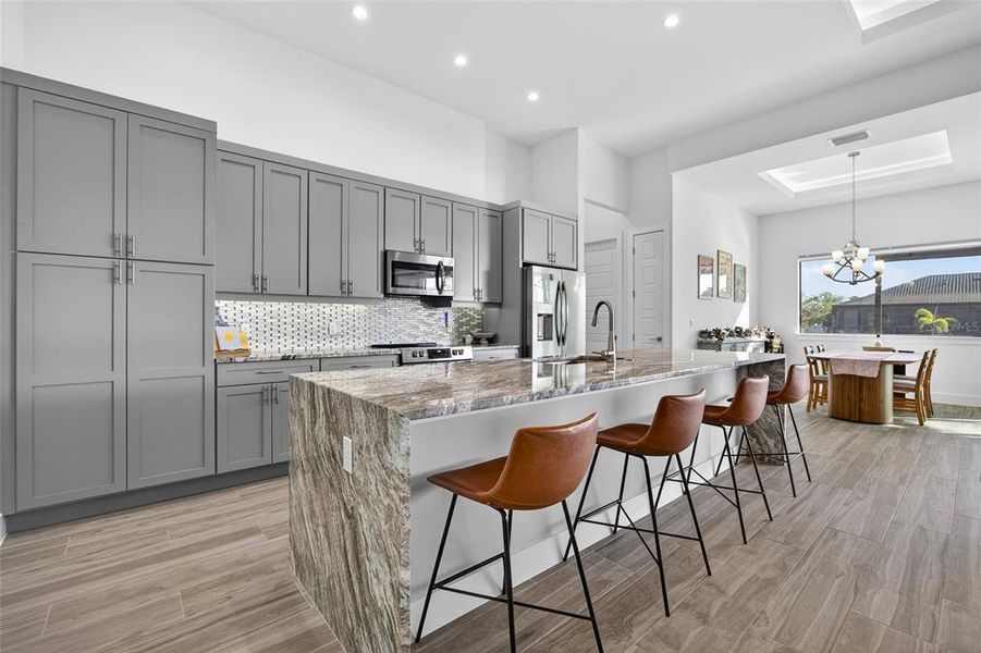 Furnished interior view inside a new home in , Cape Coral (Image 15). Furnished interior view inside a new home in , Cape Coral (Image 15).