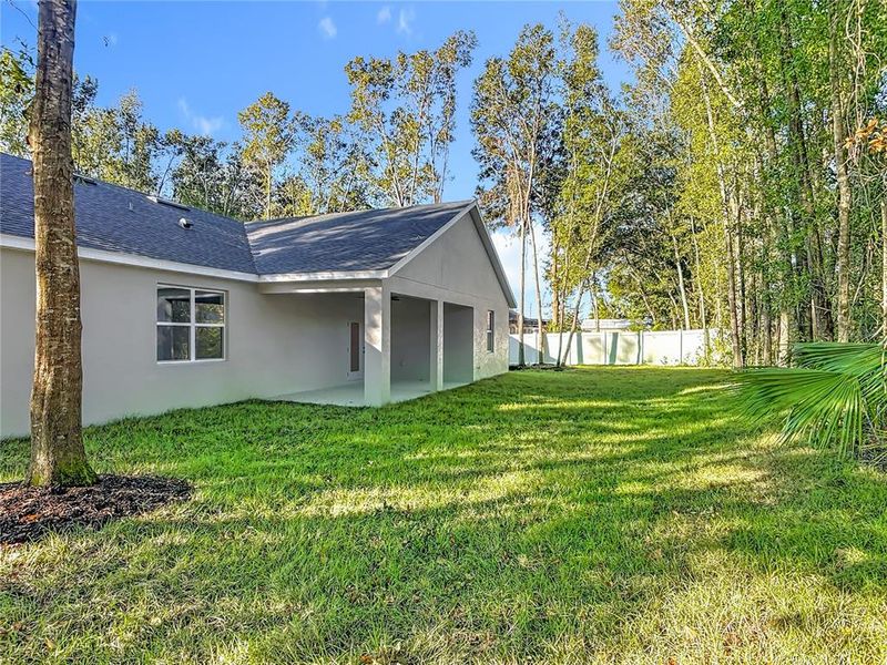 Exterior details and patio area of a home in , Lake Helen (Image 20). Exterior details and patio area of a home in , Lake Helen (Image 20).
