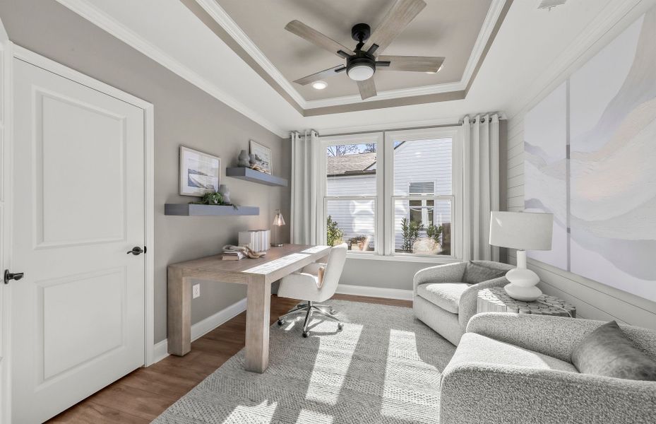 Furnished interior view inside a new home in Waterways, Richmond Hill (Image 17).