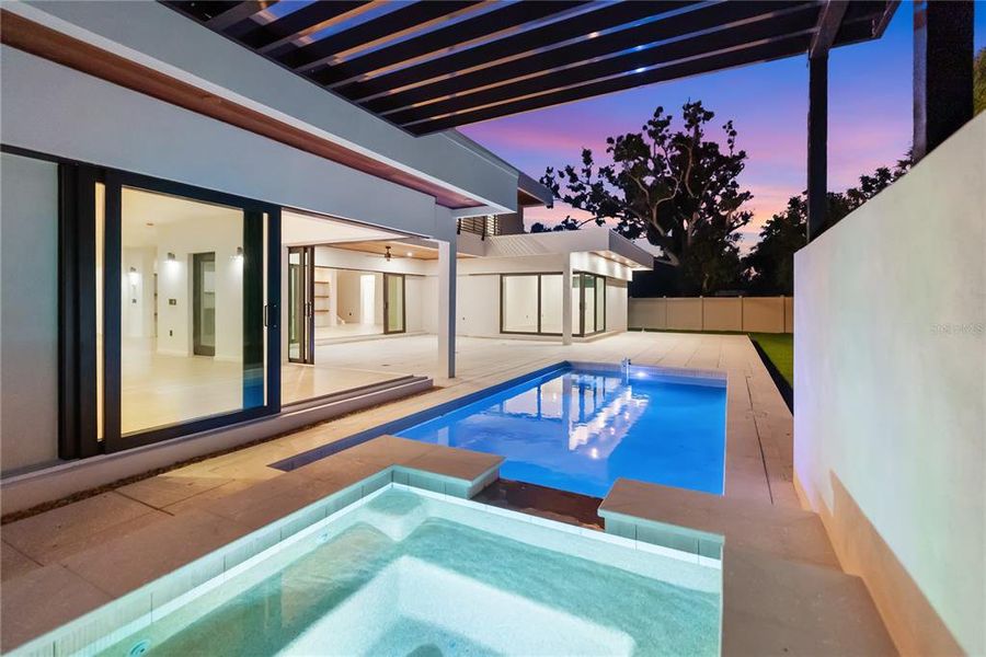 Exterior details and patio area of a home in , Sarasota (Image 33).