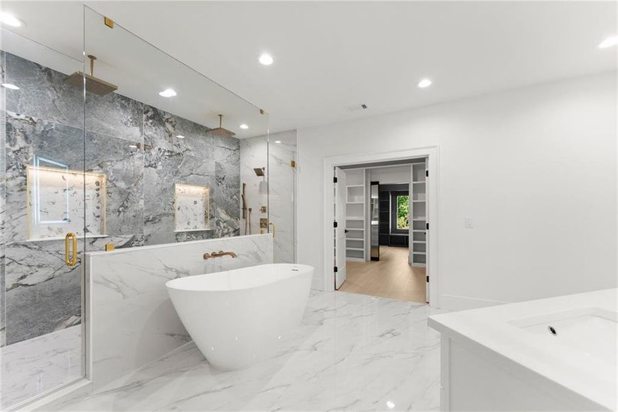 Furnished interior view inside a new home in , Hoschton (Image 6).