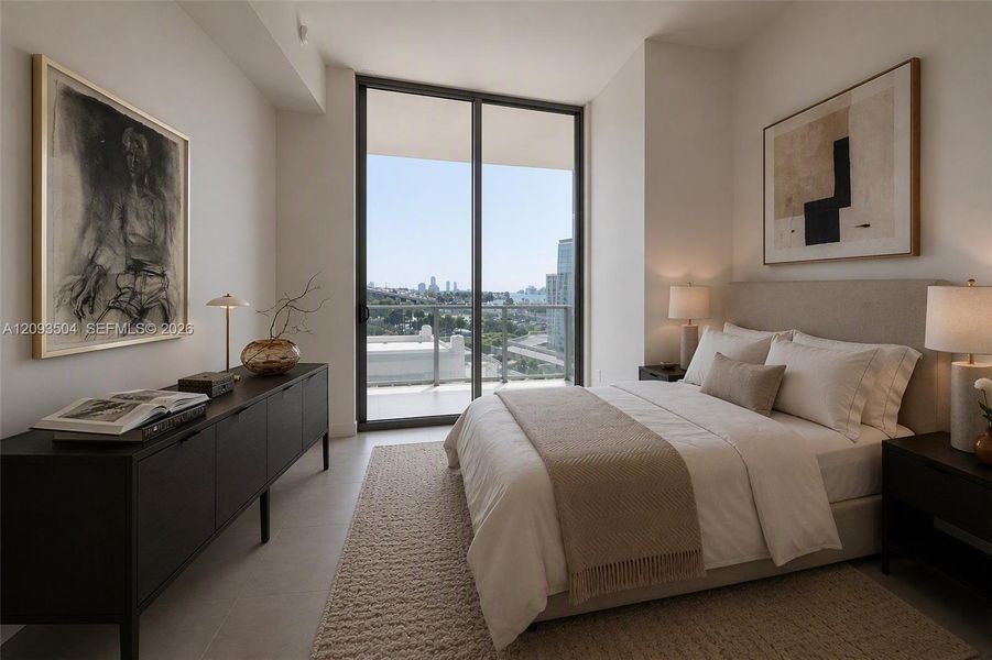 Master Bedroom- Virtually Staged Master Bedroom- Virtually Staged